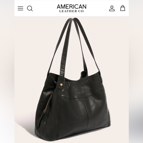 AMERICAN LEATHER CO. Cleveland Triple Entry Shopper! - Picture 12 of 13